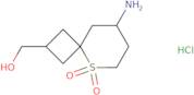 8-Amino-2-(hydroxymethyl)-5λ6-thiaspiro[3.5]nonane-5,5-dione hydrochloride