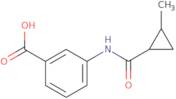 rac-3-[(1R,2R)-2-Methylcyclopropaneamido]benzoic acid