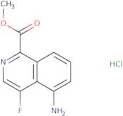 Methyl 5-amino-4-fluoroisoquinoline-1-carboxylate hydrochloride