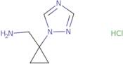 [1-(1H-1,2,4-Triazol-1-yl)cyclopropyl]methanamine hydrochloride