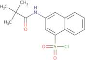 3-(2,2-Dimethylpropanamido)naphthalene-1-sulfonyl chloride