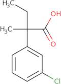 2-(3-Chlorophenyl)-2-methylbutanoic acid