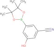 3-Hydroxy-5-(tetramethyl-1,3,2-dioxaborolan-2-yl)benzonitrile