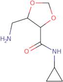 rac-(4R,5S)-5-(Aminomethyl)-N-cyclopropyl-1,3-dioxolane-4-carboxamide