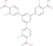 4-[3,5-Bis(4-carboxy-3-fluorophenyl)phenyl]-2-fluorobenzoic acid