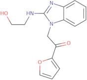1-Furan-2-yl-2-[2-(2-hydroxy-ethylamino)-benzoimidazol-1-yl]-ethanone