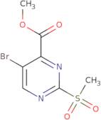 Methyl 5-bromo-2-(methylsulfonyl)pyrimidine-4-carboxylate