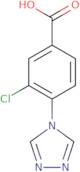 3-Chloro-4-(4H-1,2,4-triazol-4-yl)benzoic acid