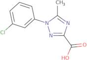 1-(3-Chlorophenyl)-5-methyl-1H-1,2,4-triazole-3-carboxylic acid