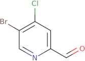 5-Bromo-4-chloropyridine-2-carbaldehyde