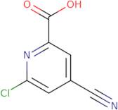 6-Chloro-4-cyanopicolinic acid