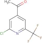 1-(2-Chloro-6-(trifluoromethyl)pyridin-4-yl)ethanone