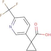 1-(6-(Trifluoromethyl)pyridin-3-yl)cyclopropanecarboxylic acid