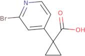 1-(2-bromopyridin-4-yl)cyclopropanecarboxylic acid