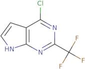 4-Chloro-2-(trifluoromethyl)-7H-pyrrolo[2,3-d]pyrimidine