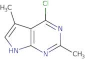 4-chloro-2,5-dimethyl-7h-pyrrolo[2,3-d]pyrimidine