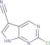 2-Chloro-7H-pyrrolo[2,3-d]pyrimidine-5-carbonitrile