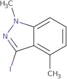 3-Iodo-1,4-dimethyl-1H-indazole