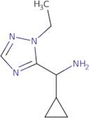 1-Cyclopropyl-1-(1-ethyl-1H-1,2,4-triazol-5-yl)methanamine