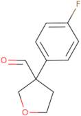 3-(4-Fluorophenyl)oxolane-3-carbaldehyde