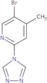 5-Bromo-4-methyl-2-(4H-1,2,4-triazol-4-yl)pyridine