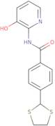 4-(1,3-Dithiolan-2-yl)-N-(3-hydroxypyridin-2-yl)benzamide