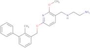 (2-Aminoethyl)({[2-methoxy-6-({2-methyl-[1,1'-biphenyl]-3-yl}methoxy)pyridin-3-yl]methyl})amine