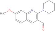 7-Methoxy-2-piperidin-1-yl-quinoline-3-carbaldehyde