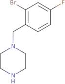 2-Bromo-4-fluoro-1-(piperazinomethyl)benzene
