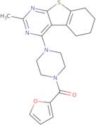 2-Furanyl-[4-(2-methyl-5,6,7,8-tetrahydro-[1]benzothiolo[2,3-d]pyrimidin-4-yl)-1-piperazinyl]methanone