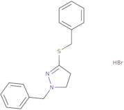 1-Benzyl-3-(benzylsulfanyl)-4,5-dihydro-1H-pyrazole hydrobromide