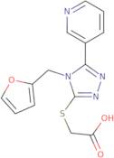 2-{[4-(Furan-2-ylmethyl)-5-(pyridin-3-yl)-4H-1,2,4-triazol-3-yl]sulfanyl}acetic acid