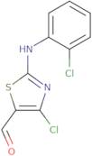 4-Chloro-2-[(2-chlorophenyl)amino]-1,3-thiazole-5-carbaldehyde