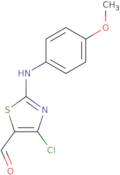 4-Chloro-2-[(4-methoxyphenyl)amino]-1,3-thiazole-5-carbaldehyde