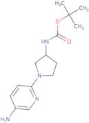 (S)-tert-Butyl 1-(5-aminopyridin-2-yl)pyrrolidin-3-ylcarbamate