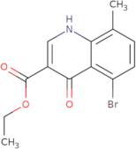 Ethyl 5-bromo-8-methyl-4-oxo-1,4-dihydroquinoline-3-carboxylate