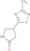 4-(3-Methyl-1,2,4-oxadiazol-5-yl)pyrrolidin-2-one