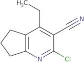 2-Chloro-4-ethyl-6,7-dihydro-5H-cyclopenta[b]pyridine-3-carbonitrile