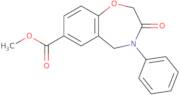 Methyl 3-oxo-4-phenyl-2,3,4,5-tetrahydrobenzo[f][1,4]oxazepine-7-carboxylate