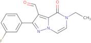 5-Ethyl-2-(3-fluorophenyl)-4-oxo-4,5-dihydropyrazolo[1,5-a]pyrazine-3-carbaldehyde