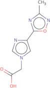 2-[4-(3-Methyl-1,2,4-oxadiazol-5-yl)-1H-imidazol-1-yl]acetic acid