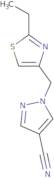 1-((2-Ethylthiazol-4-yl)methyl)-1H-pyrazole-4-carbonitrile