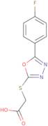 [5-(4-Fluoro-phenyl)-[1,3,4]oxadiazol-2-ylsulfanyl]-acetic acid