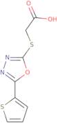 2-{[5-(Thiophen-2-yl)-1,3,4-oxadiazol-2-yl]sulfanyl}acetic acid