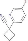 1-(5-Bromopyridin-2-yl)cyclobutanecarbonitrile