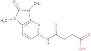 3-({1,3-Dimethyl-2-oxo-1H,2H,3H-imidazo[4,5-b]pyridin-5-yl}carbamoyl)propanoic acid