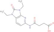 3-({1,3-Diethyl-2-oxo-1H,2H,3H-imidazo[4,5-b]pyridin-5-yl}carbamoyl)propanoic acid