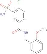 4-Chloro-N-(2-methoxybenzyl)-3-sulfamoylbenzamide