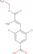 (E)-3,5-Dichloro-4-(3-ethoxy-2-methyl-3-oxoprop-1-en-1-yl)benzoic acid