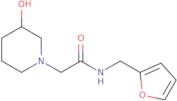 N-[(Furan-2-yl)methyl]-2-(3-hydroxypiperidin-1-yl)acetamide